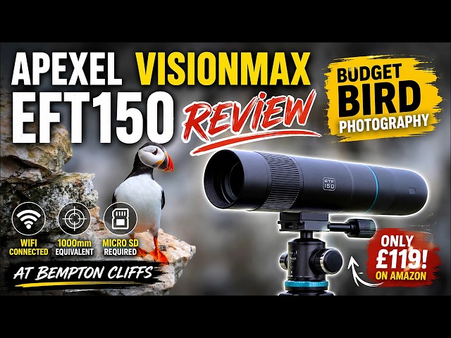 APEXEL VisionMax APL-ETF150 超望遠カメラ　野鳥観察 Apexel VisionMax ETF150 Telephoto Lens Review - YouTube