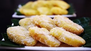 How To Make Cassava Dulce Banana Pancake/Fritters- Ft. Honest Dad Taste Test-Beautyklove