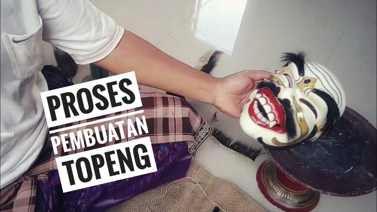 Proses Pembuatan Topeng Dalem Sidakarya Oleh I Made Rudi