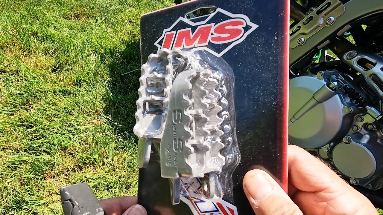 📍📦IMS SUPER STOCK FOOTPEGS UNBOXING 2023 KAWASAKI KLX 300 YouTube