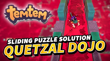 Temtem QUETZAL DOJO GUIDE (Sliding Puzzle Solution) | Update 1.0