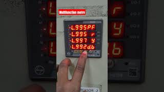 Multifunction metre ⚡#electrica #panel #work #power #instrument #metre