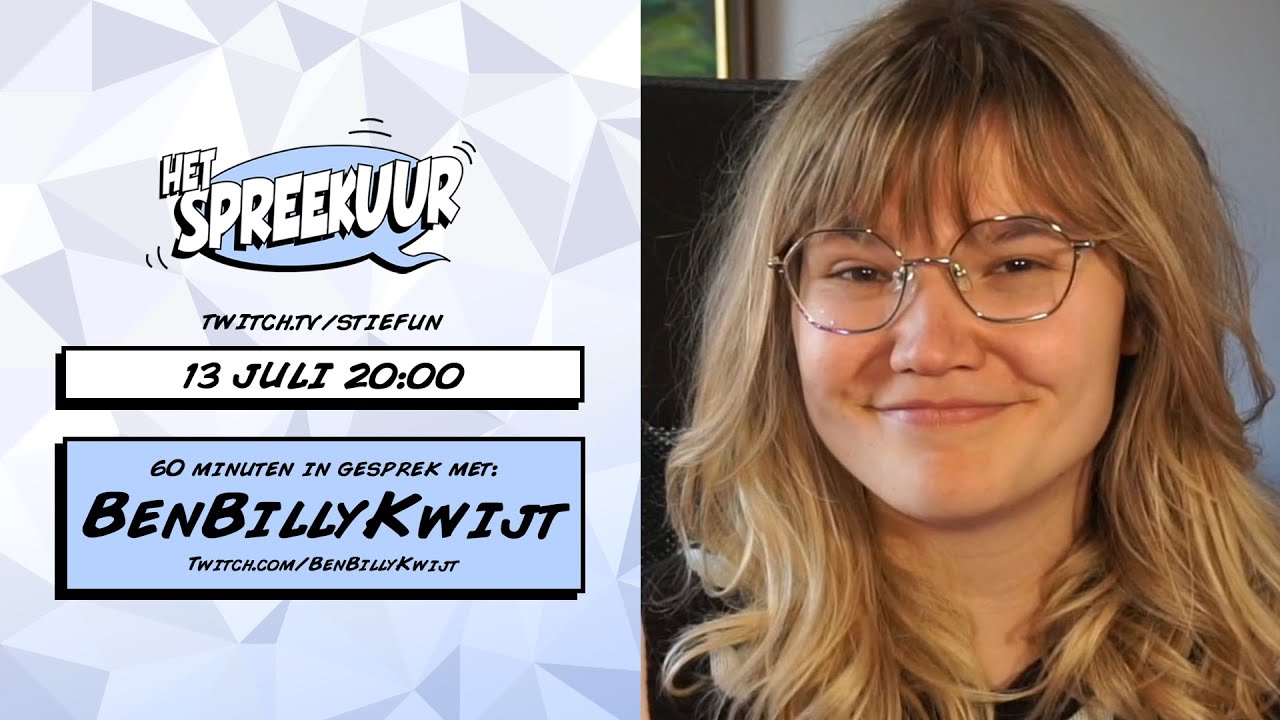 HET SPREEKUUR S03E10: BENBILLYKWIJT OVER OVERLEDEN VADER, PASSIE VOOR KUNST EN TOEKOMST ALS LERARES