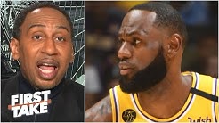 Stephen A. reacts to LeBron's comments that 'nobody should be canceling' the NBA season | First Take