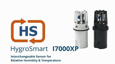 HygroSmart I7000XP — Interchangeable Sensor for RH & Temperature