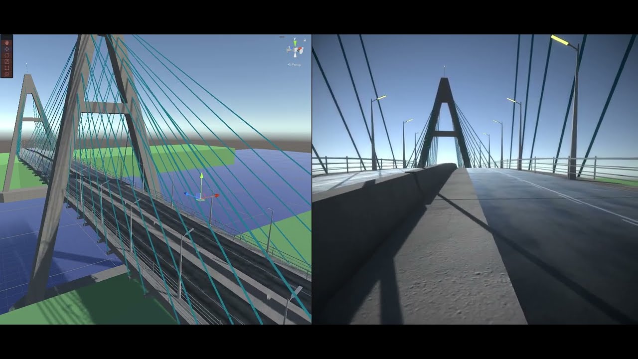 Bridge Master - Unity Asset - MedYeri stay-cable bridge crazyness - YouTube