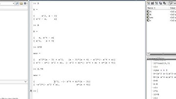 48   Working with Matrices and the Symbolic Math Toolbox