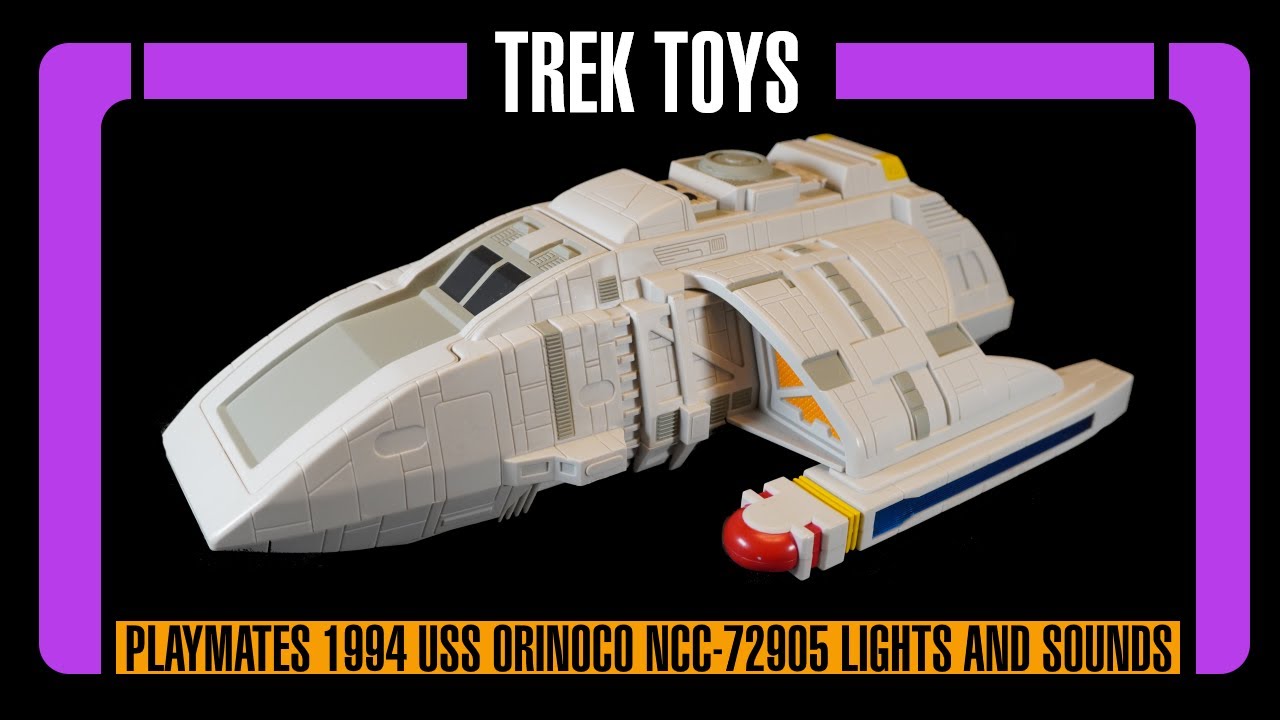 Trek Toys - the Playmates 1994 USS Orinoco NCC-72905 Lights and