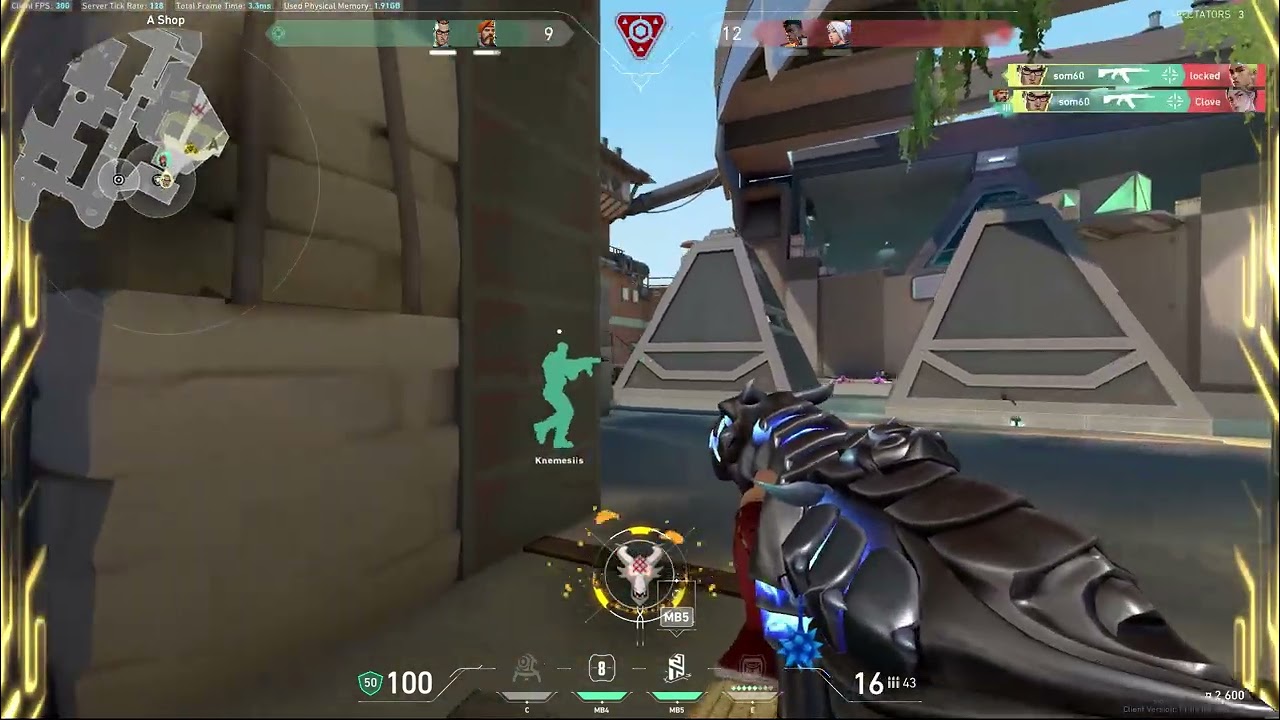 Tuff clip with menacing aura