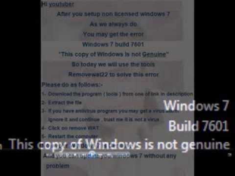 Windows 7 Make Genuine Patch