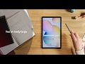 Samsung Galaxy Tab S6 Lite - Setting up