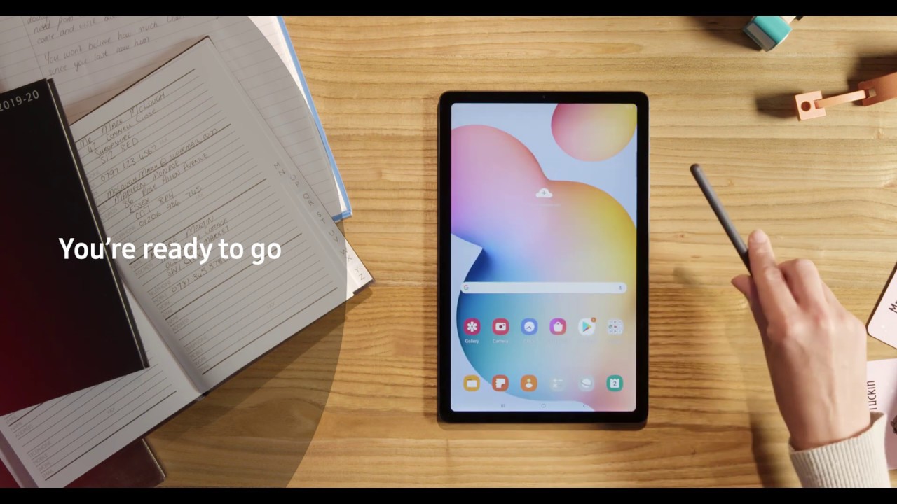 Samsung Galaxy Tab S6 Lite Setting up YouTube