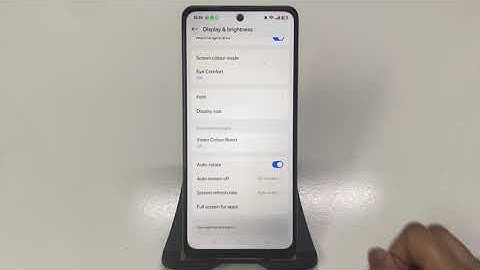 How to Enable & Disable Auto Rotate in Realme P3x