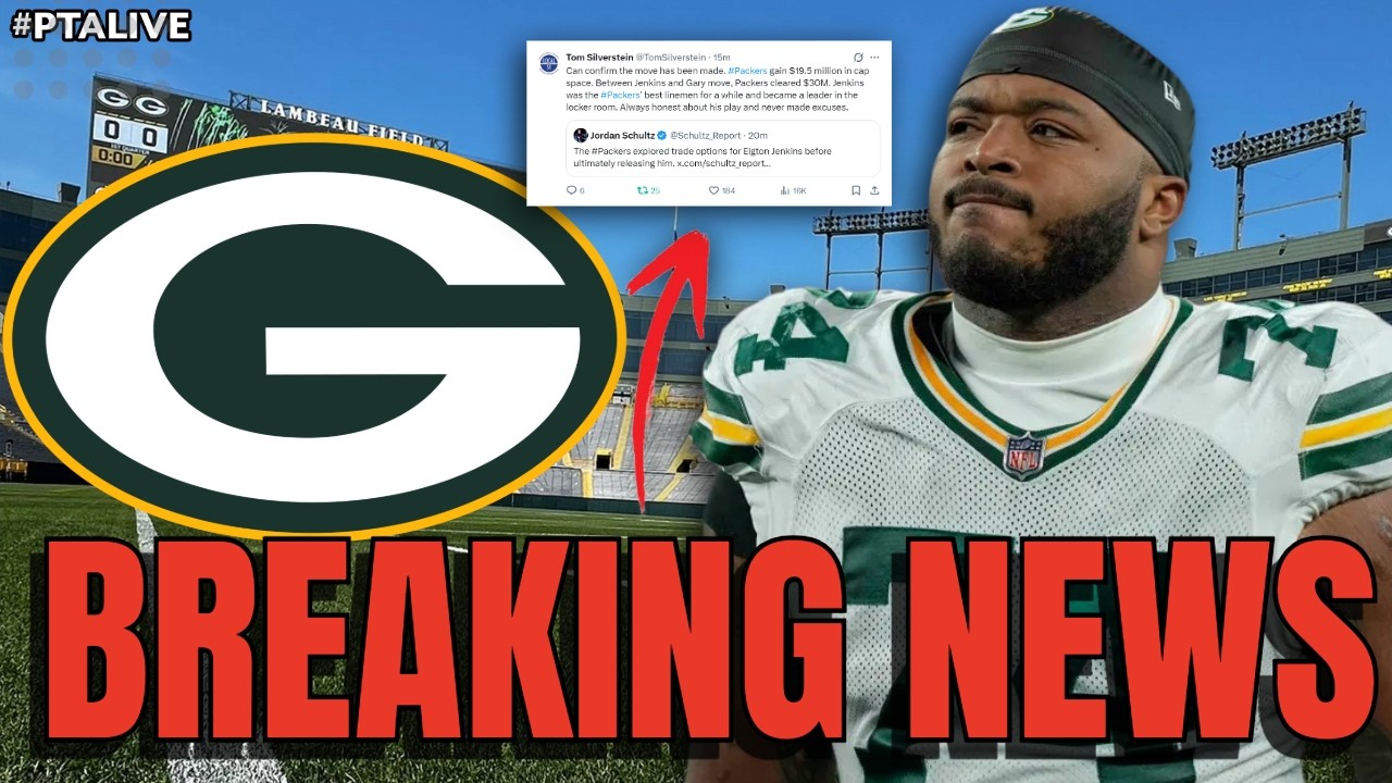 🚨 СРОЧНО: «Грин Бэй Пэкерс» отчислили Элгтона Дженкинса! Грядёт крупное подписание контракта?!