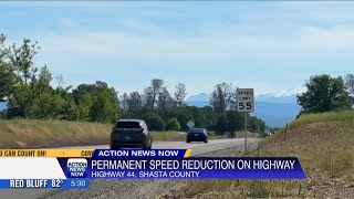 Caltrans cuts Highway 44 speed limit to 55 mph to improve safety