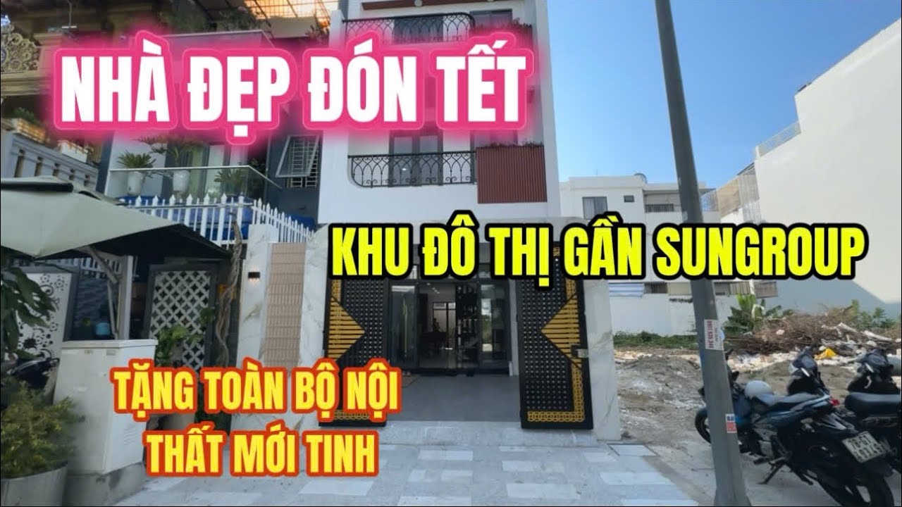 Nhà Đẹp Đón Tết, Tặng Toàn Bộ Nội Thất Mới Tinh, Khu Đô Thị Gần Sungroup