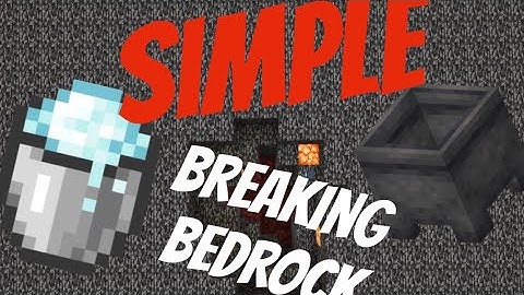 How to get on the nether roof in bedrock edition (MCPE, PS4, XBOX, Windows 10)