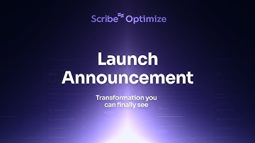 Scribe Launch Announcement