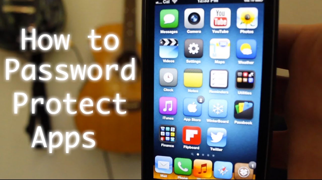 how to make a secure folder on iphone