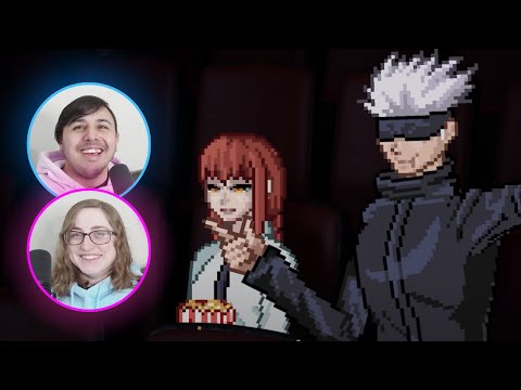 DEATHBATTLE! - Gojo VS Makima (Jujutsu Kaisen VS Chainsaw Man) | Eli & Jaclyn REACTION!!