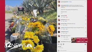 Savannah Guthrie visits tribute to her mom as search for Nancy Guthrie continues
