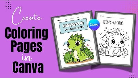 How to Create Printable Coloring Pages for Kids Using Canva| Step-by-Step Tutorial
