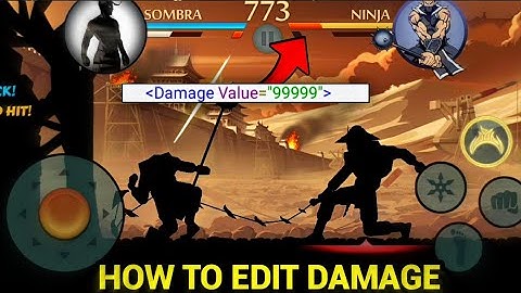 HOW TO EDIT THE DAMAGE OF ANY SWORD IN SHADOW FIGHT 2