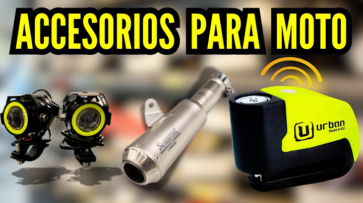 ACCESORIOS PARA MOTO!!! (LOS MEJORES)