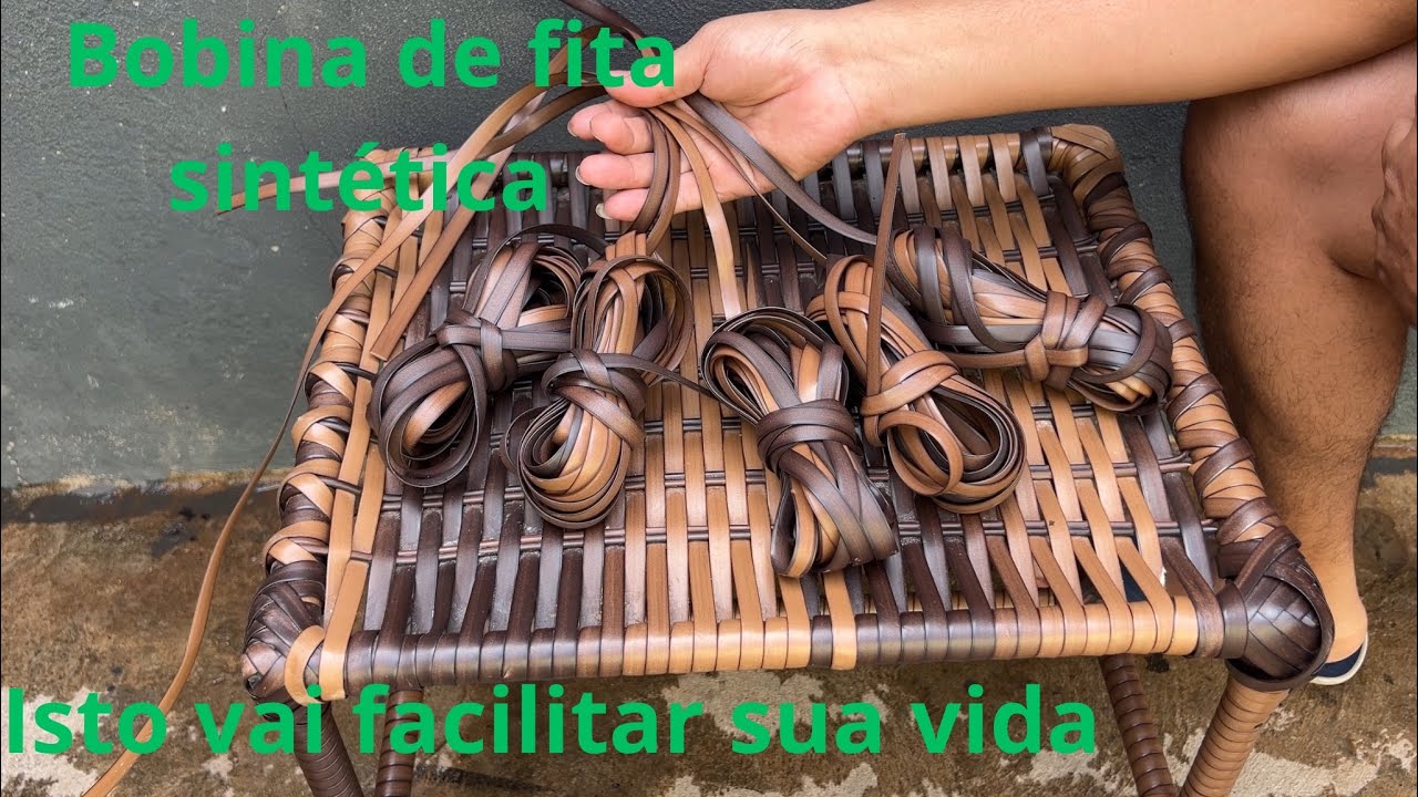 Bobina de fita sintética…. Uma revolução na sua reforma… “Enrrola cadeira”