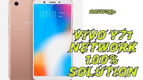 VIVO  Y 71 NETWORK PROBLEM ,3G ,2G, 4G MALAYALAM