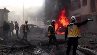 Russian, Syrian jets intensify bombing of Syria's rebel held northwest | REUTERS