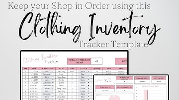 Clothing Inventory Template, Clothing Business Inventory Tracker Excel Spreadsheet Google Sheets