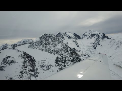 Winter Mountain Flying in Switzerland (4K) | Fournier RF 5 @martinlaubner