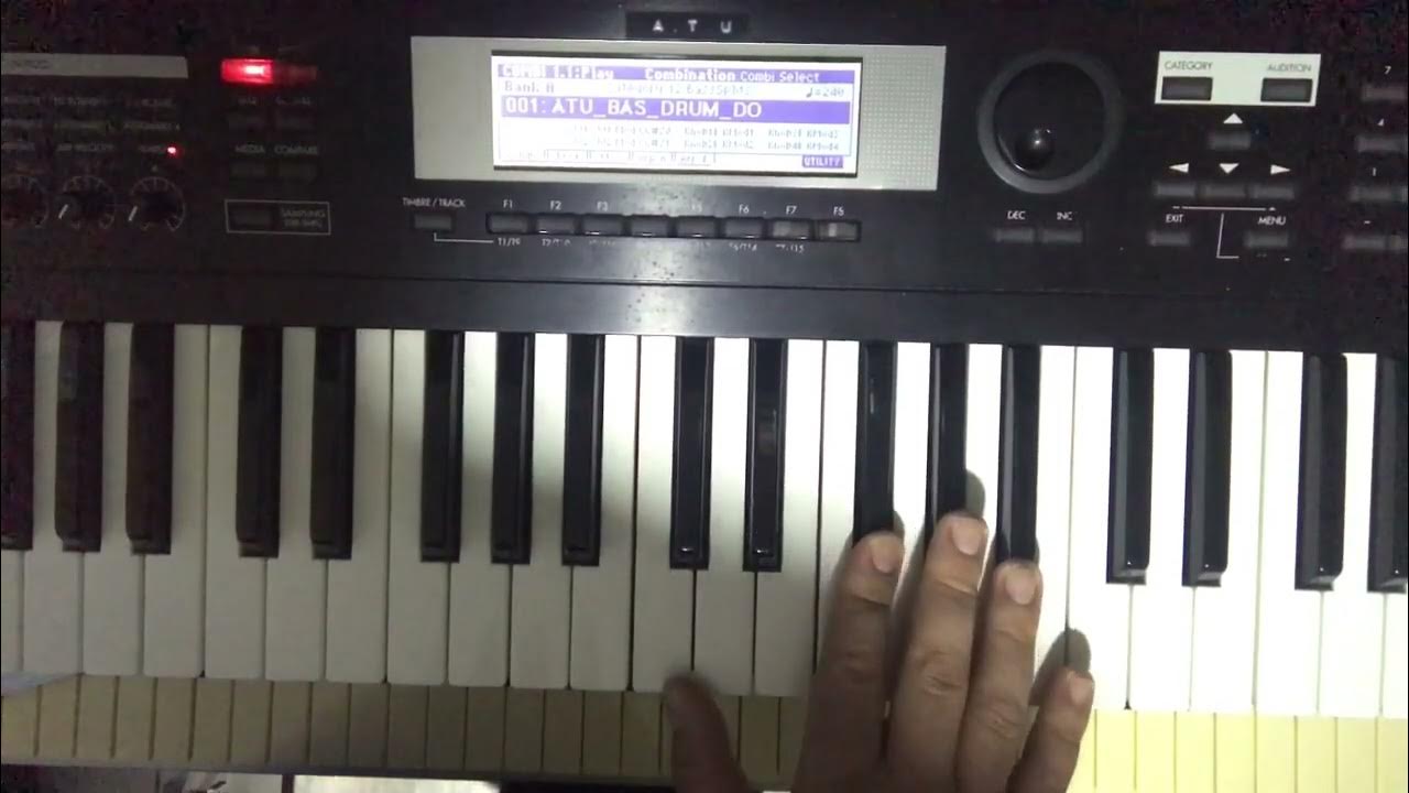 Klavye İle Bass - Davul Çalma Tekniği 5 - YouTube