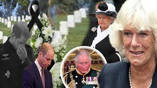 Minute ago!! Bad news! Camilla in funeral! Queen asked William & Harry to do this today!