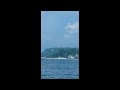 Kayaking between Round Island and Mackinac Island