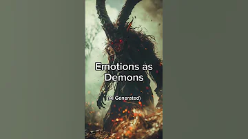 Ai Draws Emotions as Demons!