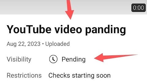 YouTube Pending Video Upload kare 2023 | How to solved Pending problem 100%  पूरी जानकारी हिंदी में