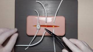 Хирургические узлы. Часть 19. Формирование хирургических узлов инструментом. Surgical knots. Part 19
