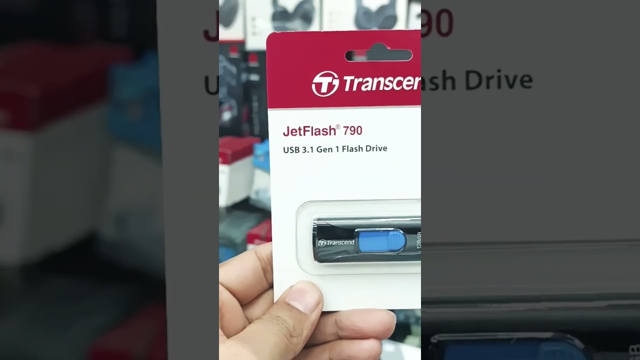 Transcend 128GB JetFlash 790C USB Type-C Flash Drive - Black
