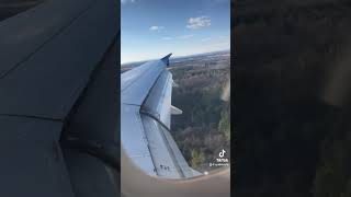 Montage of our Dallas Fort Worth to Washington D.C Flight