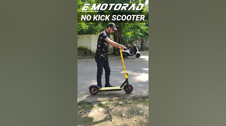 #shorts | No Kick Scooter | E MOTORAD LIL E