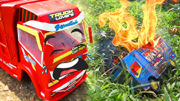 Cerita Truk Oleng Wahyu Abadi Terguling ke Jurang Hingga Terbakar