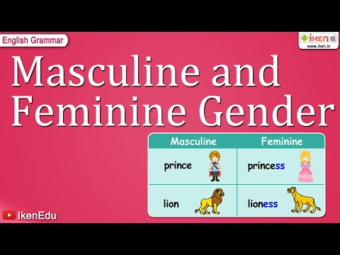 gender masculine feminine