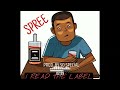 Spree  i readthe label prod by sospecialbeats 1gtv864 godhop 1g