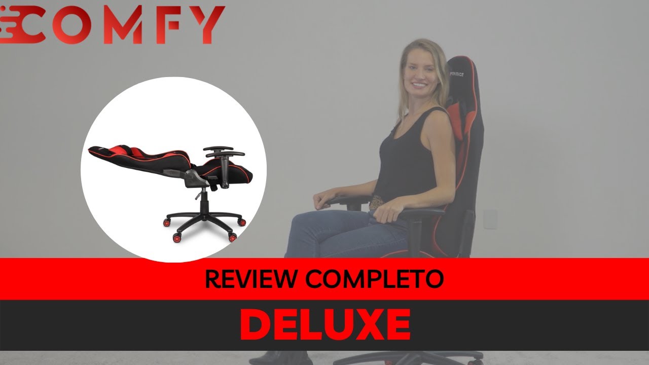 Cadeira Gamer Xperience Deluxe em Tecido Cinza Giratória, Braço