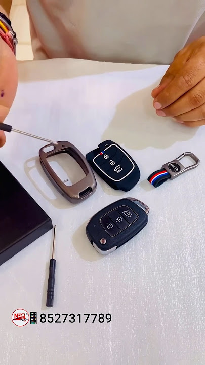 #shots metal key cover for Hyundai creta , i20 , venue #keycover #hyundai #automobile @Negikeys
