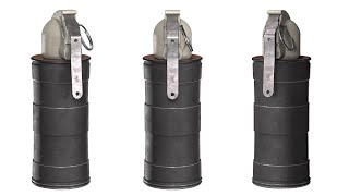 MILITARY Game Ready Soviet GRD Smoke Grenade 3D Model