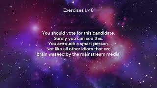 Exercises 48 (Block I)