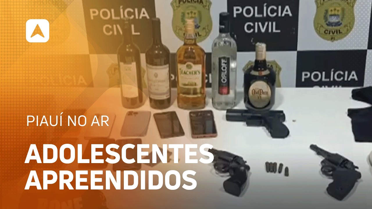 Cinco adolescentes são apreendidos por roubo na zona norte de Teresina